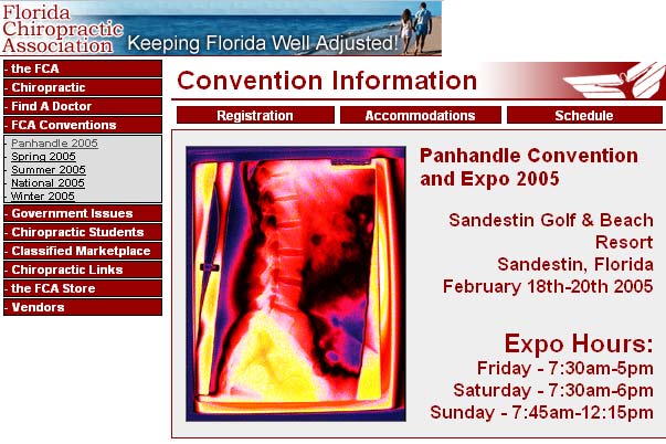 Larry Berman - Official Artist of the 2005 Florida Chiropractic Association Convention Series